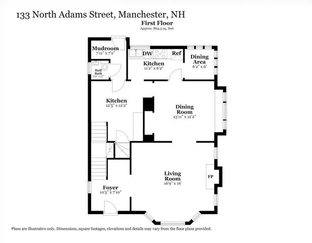 133 North Adams Street, Manchester, NH 03104