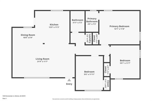 1253 Dunwoody Lane NE, Atlanta, GA 30319