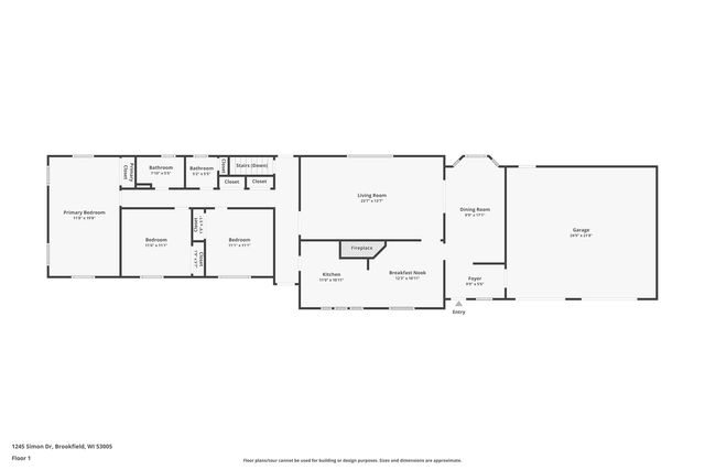 1245 Simon DRIVE, Brookfield, WI 53005