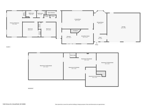 1245 Simon DRIVE, Brookfield, WI 53005