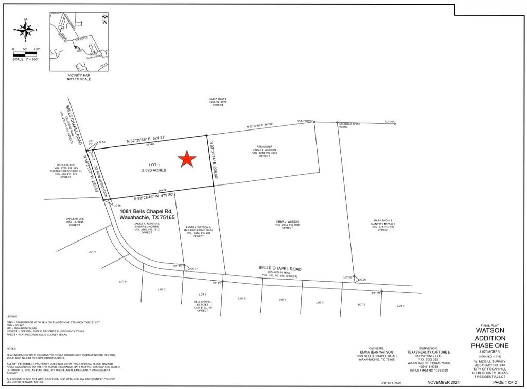 00 Bells Chapel Road, Pecan Hill, TX 75165