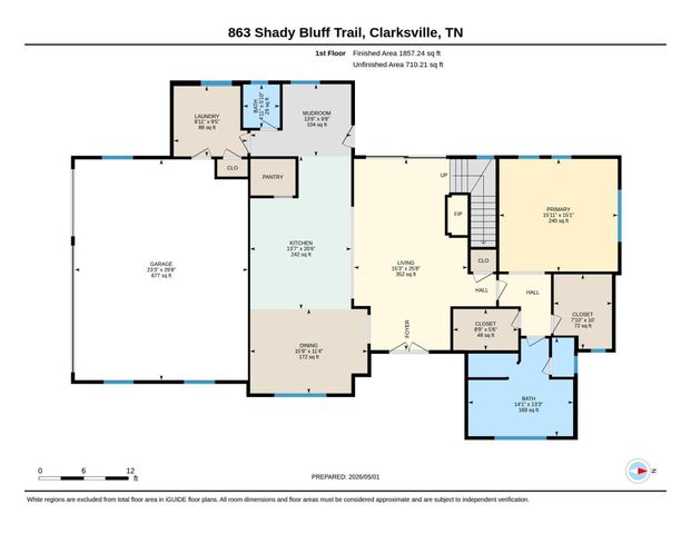 863 Shady Bluff Trl, Clarksville, TN 37043