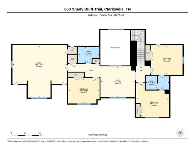 863 Shady Bluff Trl, Clarksville, TN 37043