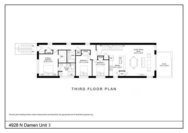 4928 N Damen Avenue 3, Chicago, IL 60625