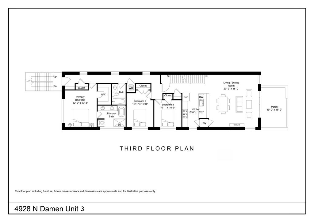 4928 N Damen Avenue 3, Chicago, IL 60625 — photo 2
