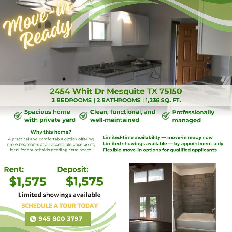 2454 Whit Drive, Mesquite, TX 75150