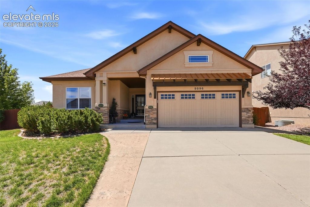 9896 Kings Canyon Drive, Peyton, CO 80831 — exterior