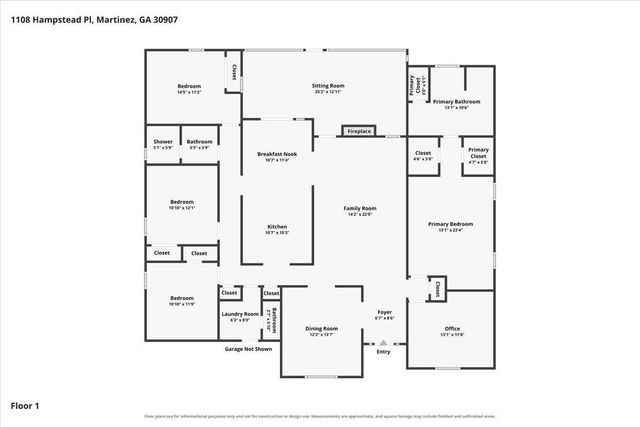 1108 Hampstead Place, Martinez, GA 30907