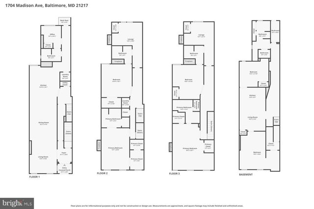 1704 MADISON AVE, Baltimore, MD 21217