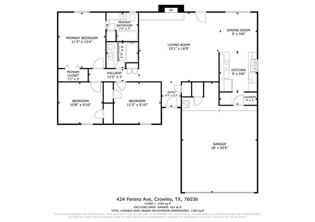 424 Ferenz Avenue, Crowley, TX 76036