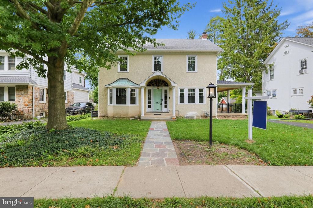 415 RUNNYMEDE AVE, Jenkintown, PA 19046 — exterior