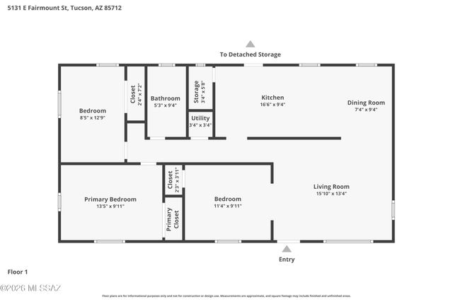 5131 E Fairmount Street, Tucson, AZ 85712