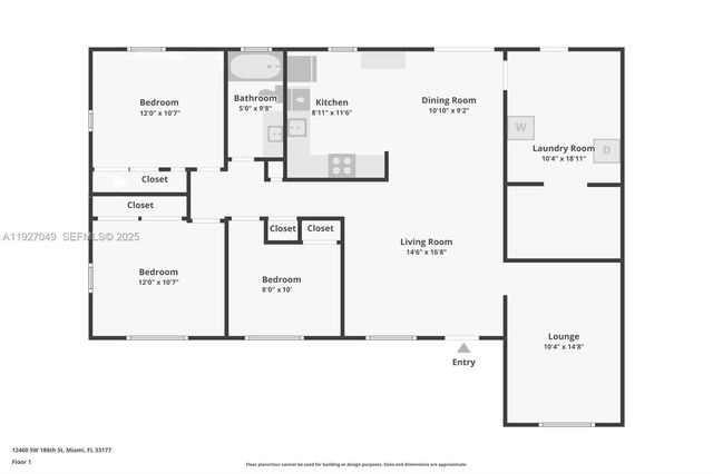 12460 SW 186th St, Miami, FL 33177