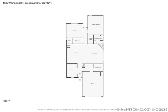 1926 W Imperial Street, Broken Arrow, OK 74011