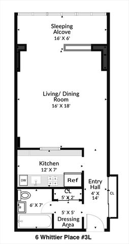 6 Whittier Pl 3L, Boston, MA 02114