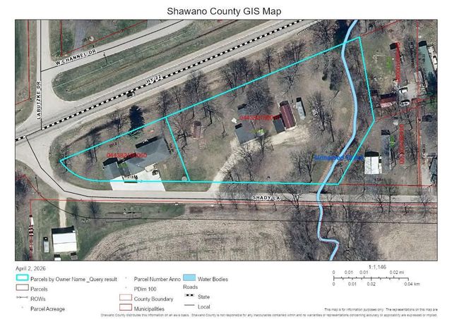 W5184 SHADY LANE, Shawano, WI 54166
