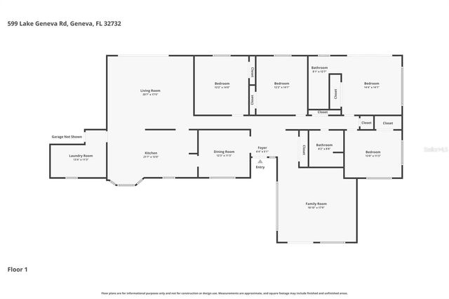 599 LAKE GENEVA ROAD, Geneva, FL 32732