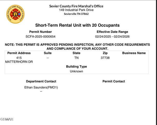 415 Matterhorn Drive, Gatlinburg, TN 37738