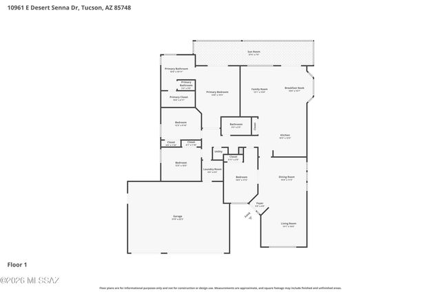 10961 E Desert Senna Drive, Tucson, AZ 85748