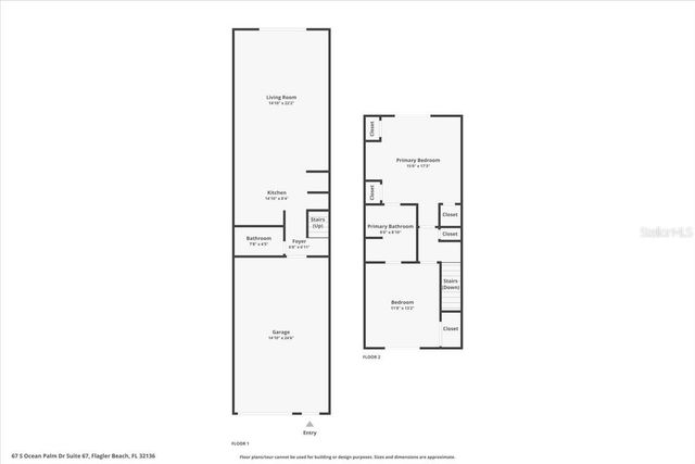 67 OCEAN PALM VILLA S, Flagler Beach, FL 32136