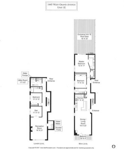 1445 W Grand Avenue 1E, Chicago, IL 60642
