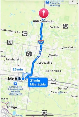 608 Caballo Lane, Edinburg, TX 78542