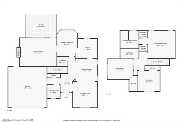 803 Millgate CT, Newport News, VA 23602