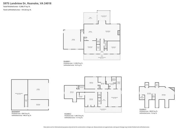 5975 Landview DR, Roanoke, VA 24018