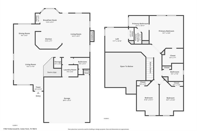 1706 Timberwood DR, Cedar Park, TX 78613