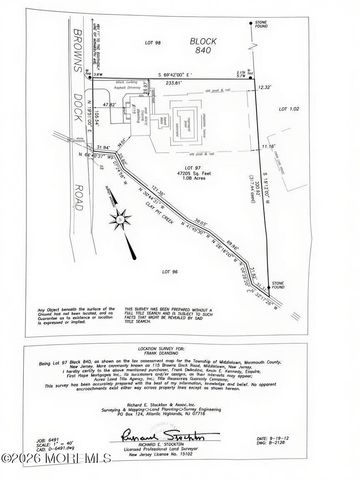 115 Browns Dock Road, Atlantic Highlands, NJ 07716