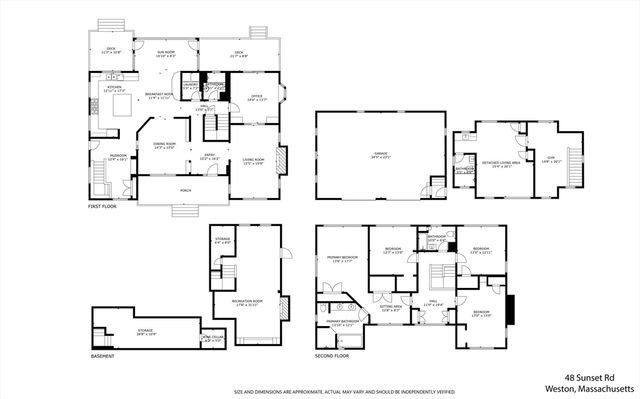 48 Sunset Rd, Weston, MA 02493