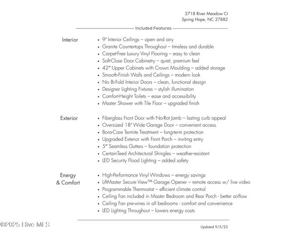 2718 River Meadow Court, Spring Hope, NC 27882