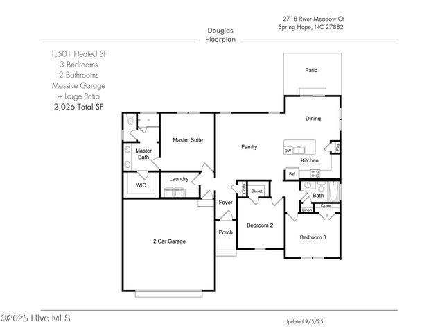 2718 River Meadow Court, Spring Hope, NC 27882