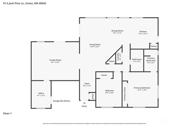91 E Jack Pine Lane, Union, WA 98592