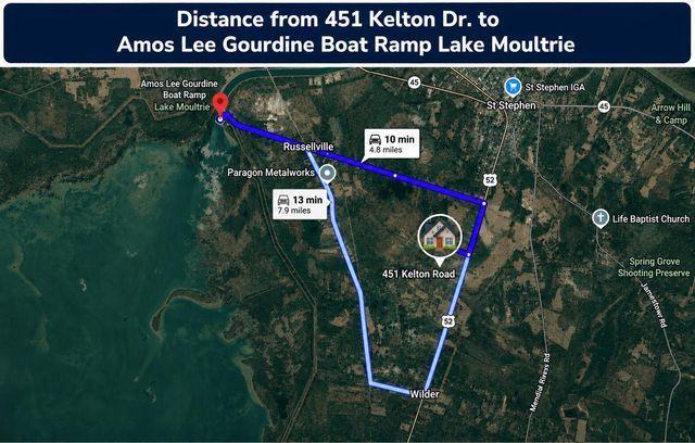 451 Kelton Road, Saint Stephen, SC 29479