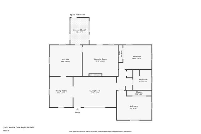 3547 F Avenue NW, Cedar Rapids, IA 52405