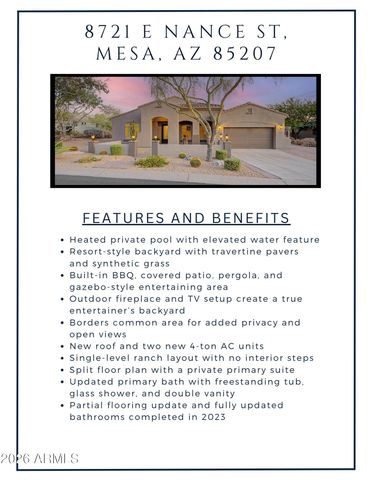 8721 E NANCE Street E, Mesa, AZ 85207
