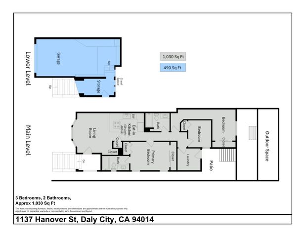 1137 Hanover Street, Daly City, CA 94014