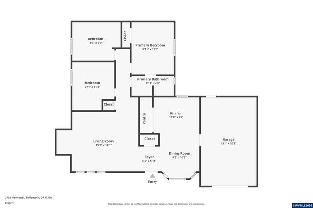 2702 Newton St, Philomath, OR 97370