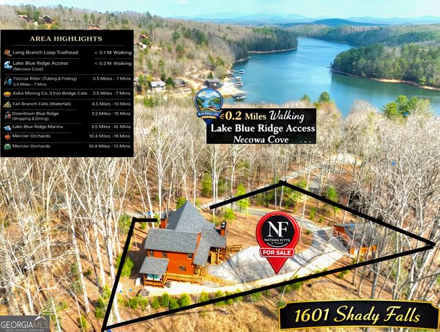1601 Shady Falls Road, Blue Ridge, GA 30513