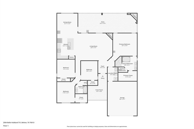 2594 Belle Hubbard TRL, Belton, TX 76513