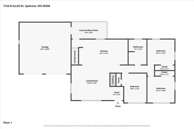 7124 N Excell Dr, Spokane, WA 99208