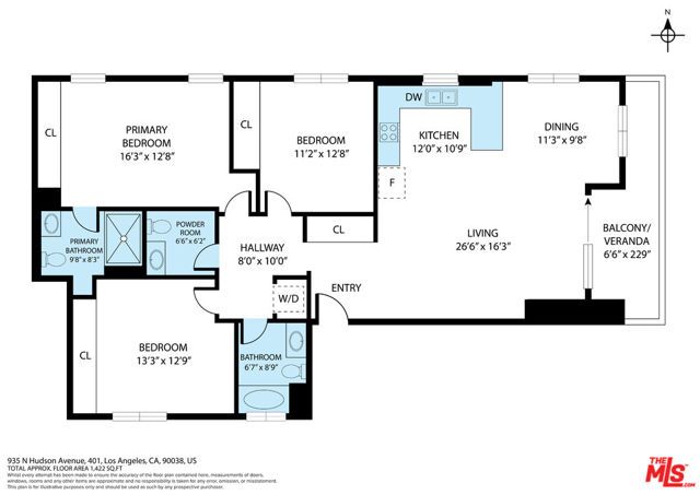 935 N Hudson Avenue 401, Los Angeles, CA 90038