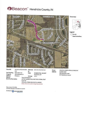 396 Weaver Lane, Pittsboro, IN 46167