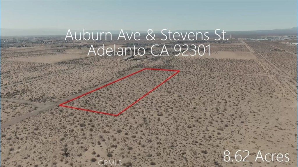 Image 4 of property listing at 0 NW corner of Auburn Ave & Stevens St, Adelanto, CA 92301