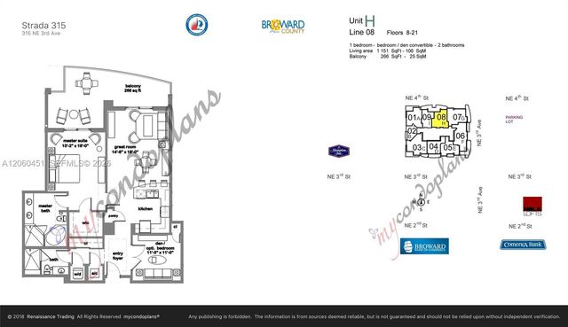 315 NE 3rd Avenue 1908, Fort Lauderdale, FL 33301