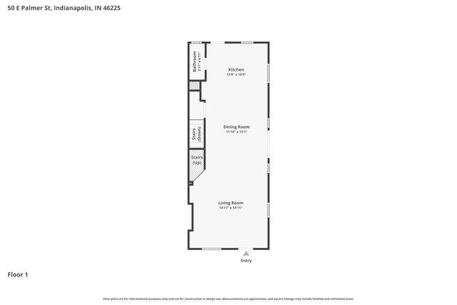 50 E Palmer Street, Indianapolis, IN 46225