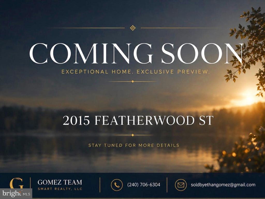 2015 FEATHERWOOD ST, Silver Spring, MD 20904