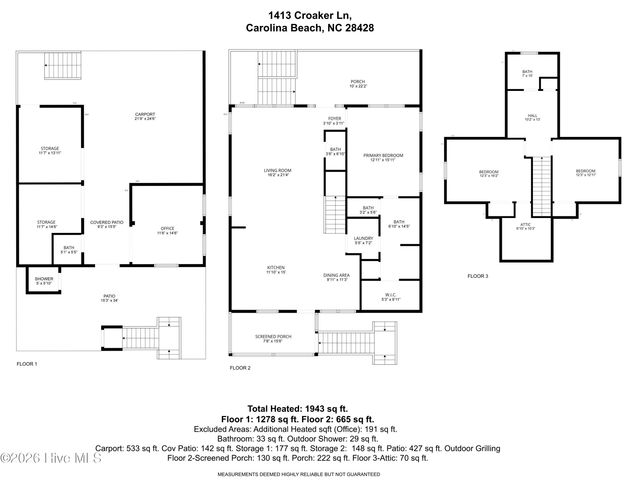 1413 Croaker Lane, Carolina Beach, NC 28428