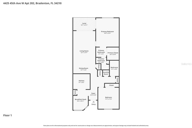 4425 45TH AVENUE W 202, Bradenton, FL 34210